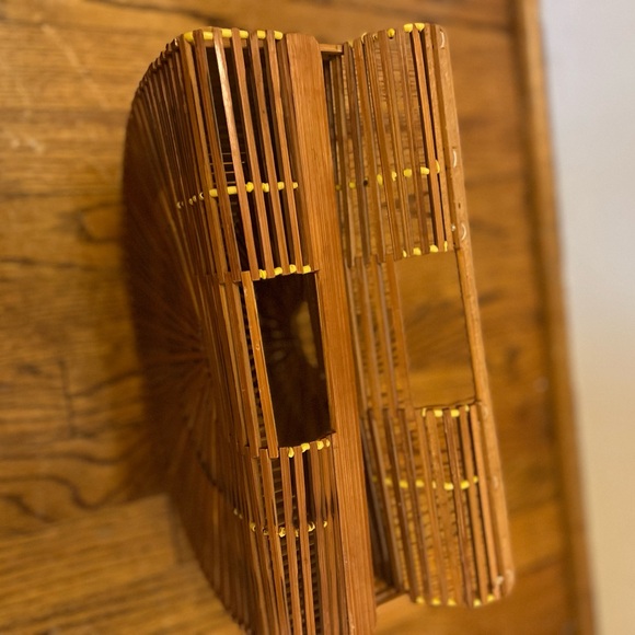 Vintage Wooden Purse - Picture 2 of 6